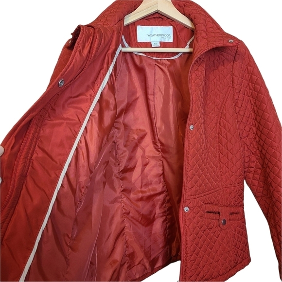 Weatherproof red long-sleeved quilted  modern jacket - Picture 9 of 16